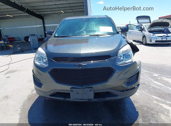 2GNFLEEK9H6235273 2017 CHEVROLET EQUINOX Gray Vista del cuadro de instrumentos