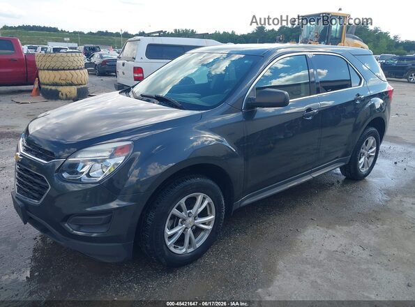 2GNFLEEK9H6332487 2017 CHEVROLET EQUINOX Gray Առջևի ձախ երեք քառորդ տեսարան