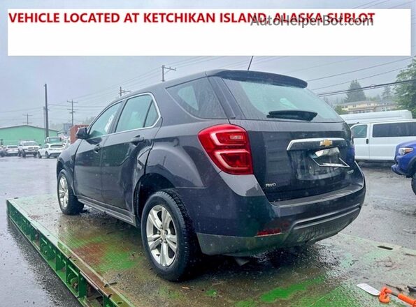 2GNFLEEKXG6187488 2016 CHEVROLET EQUINOX Blue Tył lewy