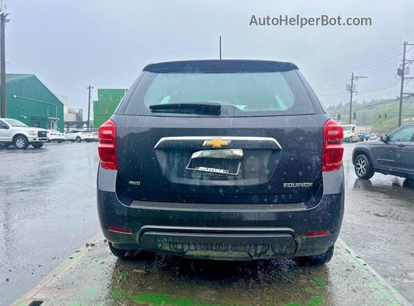 2GNFLEEKXG6187488 2016 CHEVROLET EQUINOX Blue Widok z tyłu