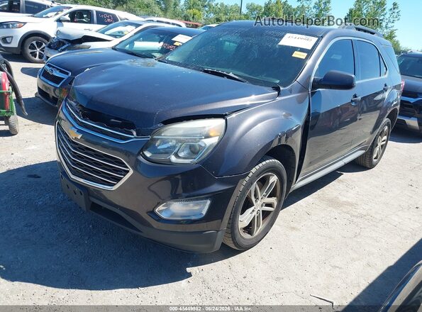 2GNFLFE35G6154980 2016 CHEVROLET EQUINOX Black Առջևի ձախ երեք քառորդ տեսարան