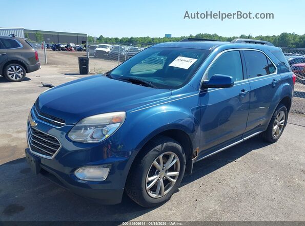 2GNFLFE37G6141552 2016 CHEVROLET EQUINOX Blue Առջևի ձախ երեք քառորդ տեսարան