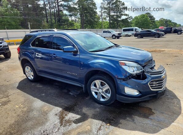 2GNFLFE3XG6272121 2016 CHEVROLET EQUINOX Blue Delantero derecho