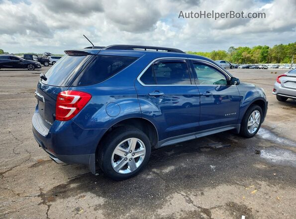 2GNFLFE3XG6272121 2016 CHEVROLET EQUINOX Blue Trasero derecho