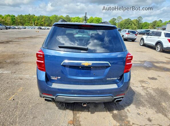 2GNFLFE3XG6272121 2016 CHEVROLET EQUINOX Blue Vista trasera