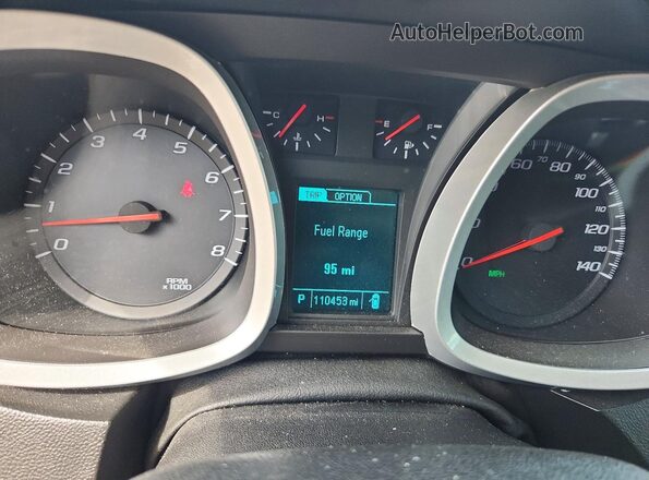 2GNFLFE3XG6272121 2016 CHEVROLET EQUINOX Blue Vista del cuadro de instrumentos