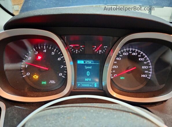 2GNFLFEK1G6331709 2016 CHEVROLET EQUINOX Синий Вид щитка приборов