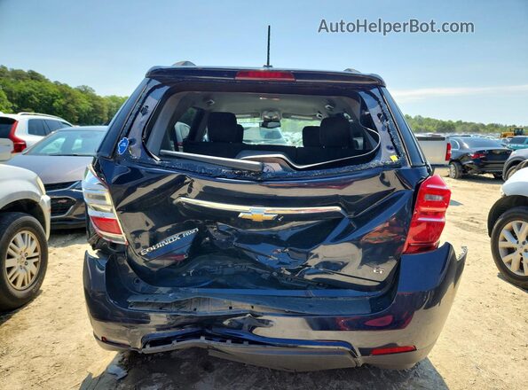 2GNFLFEK1H6131995 2017 CHEVROLET EQUINOX Blue Widok z tyłu