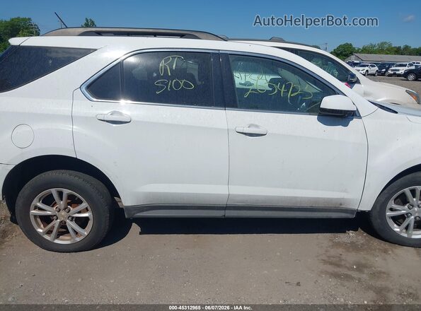 2GNFLFEK1H6207831 2017 CHEVROLET EQUINOX Белый Вид щитка приборов