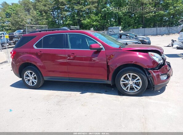 2GNFLFEK2G6128134 2016 CHEVROLET EQUINOX Burgundy Rear interior view