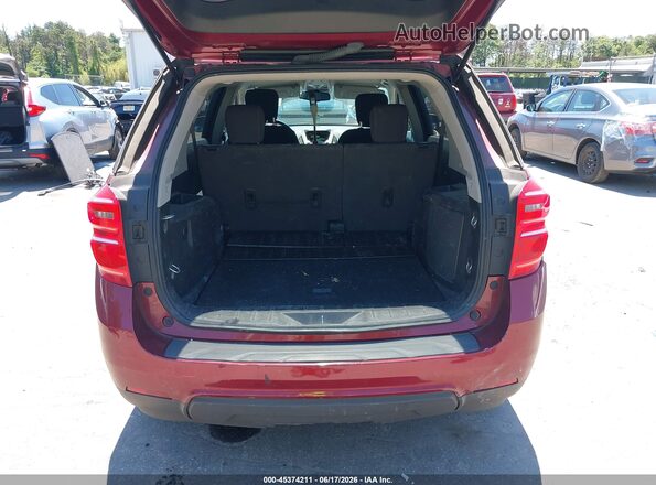 2GNFLFEK2G6128134 2016 CHEVROLET EQUINOX Burgundy 