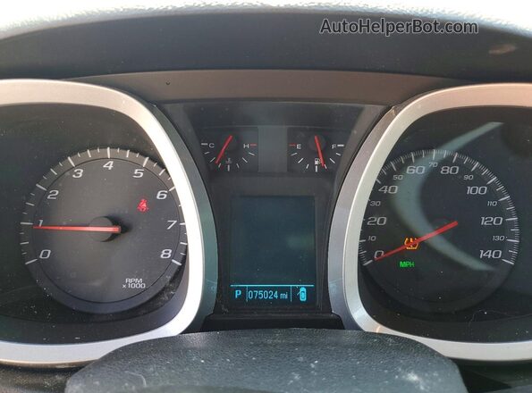 2GNFLFEK2G6329726 2016 CHEVROLET EQUINOX White ხელსაწყოთა პანელის ხედი