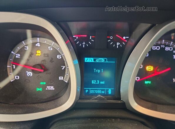 2GNFLFEK3G6105641 2016 CHEVROLET EQUINOX Черный Вид щитка приборов