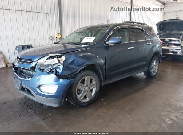 2GNFLFEK3G6155259 2016 CHEVROLET EQUINOX Blue Передня ліва чверть