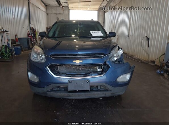 2GNFLFEK3G6155259 2016 CHEVROLET EQUINOX Blue Вид щитка приладів
