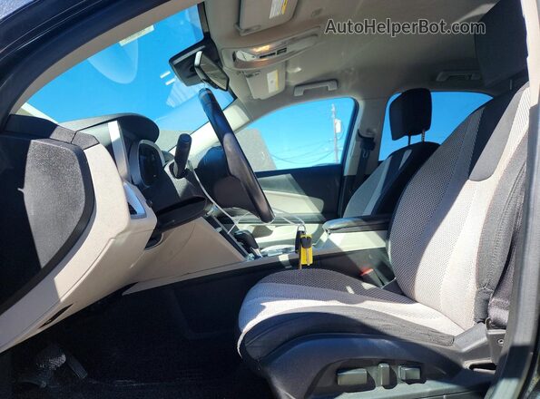 2GNFLFEK3H6338842 2017 CHEVROLET EQUINOX Black წინა სალონის ხედი