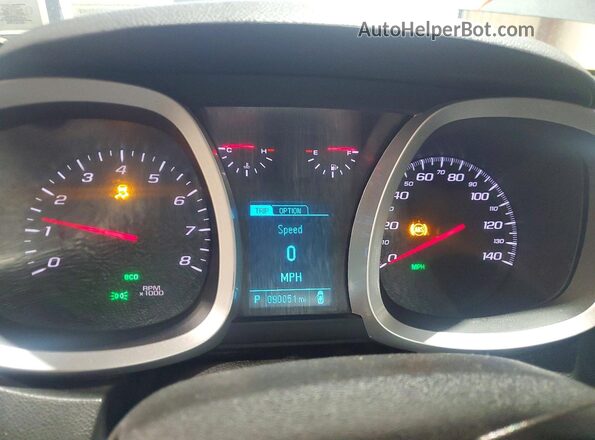 2GNFLFEK4H6178681 2017 CHEVROLET EQUINOX Gray Widok zestawu wskaźników