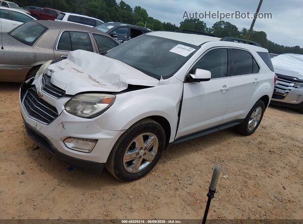 2GNFLFEK6G6185503 2016 CHEVROLET EQUINOX White წინა მარცხენა ხედი სამი მეოთხედიდან