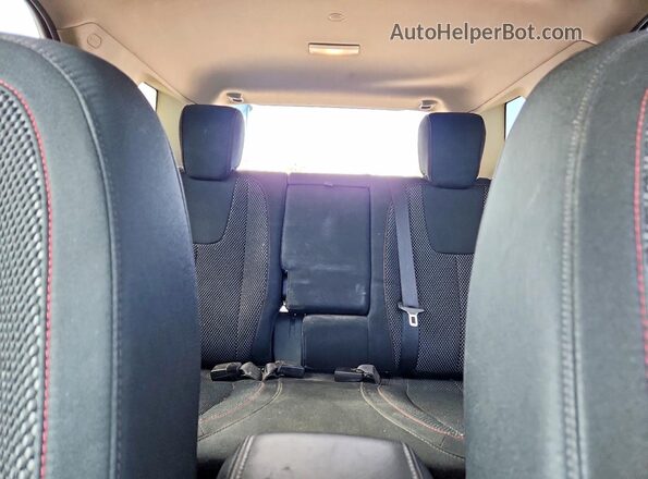 2GNFLFEK6H6207436 2017 CHEVROLET EQUINOX Black Rear seats view
