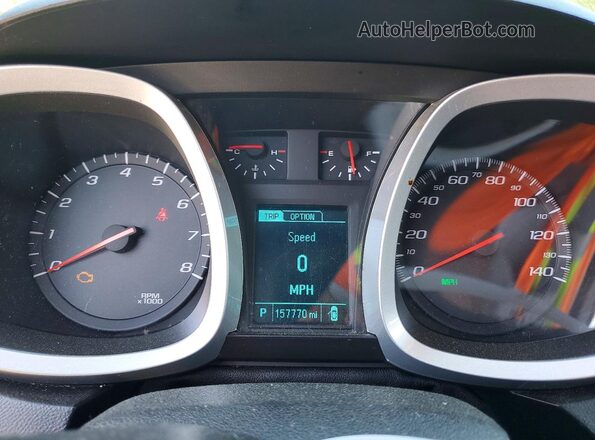 2GNFLFEKXG6157431 2016 CHEVROLET EQUINOX Blue ხელსაწყოთა პანელის ხედი