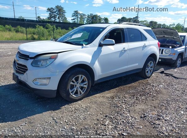 2GNFLFEKXG6288374 2016 CHEVROLET EQUINOX White წინა მარცხენა ხედი სამი მეოთხედიდან