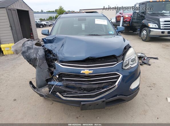 2GNFLFEKXH6218083 2017 CHEVROLET EQUINOX Синий Вид салона спереди