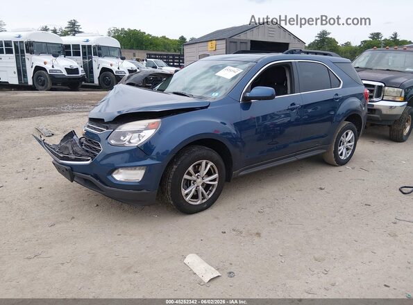 2GNFLFEKXH6218083 2017 CHEVROLET EQUINOX Синий Передняя левая четверть