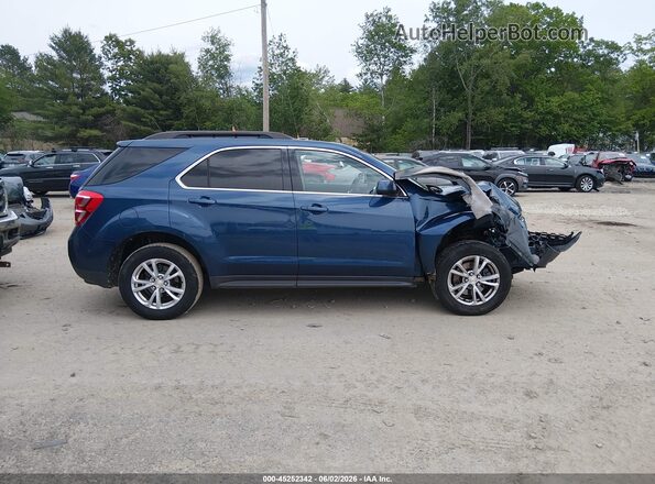 2GNFLFEKXH6218083 2017 CHEVROLET EQUINOX Синий Вид щитка приборов