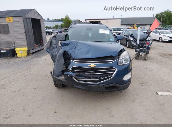 2GNFLFEKXH6218083 2017 CHEVROLET EQUINOX Синий Вид панели приборов