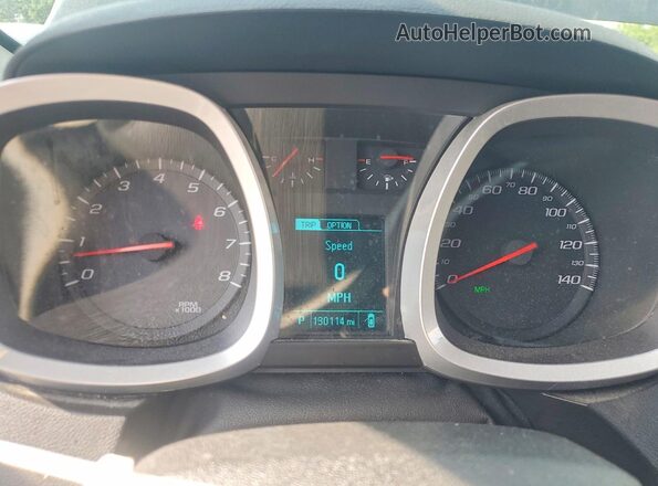 2GNFLGE36G6256049 2016 CHEVROLET EQUINOX Black Instrument cluster view