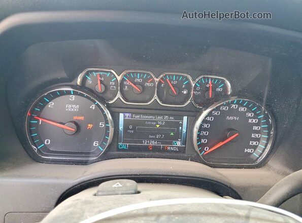 2GTV2MEC0J1112815 2018 GMC SIERRA Brown Вид щитка приладів
