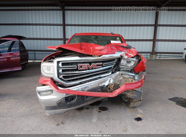 2GTV2MEC0K1238304 2019 GMC SIERRA Red Rear interior view