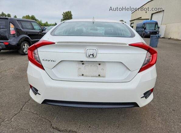 2HGFC1E36JH643252 2018 HONDA CIVIC White უკანა ხედი