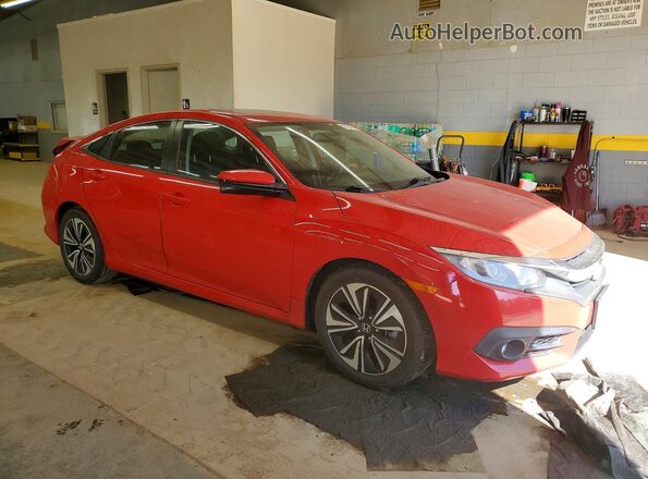 2HGFC1E37HH651919 2017 HONDA CIVIC Red Передня права чверть