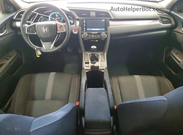 2HGFC1E37HH651919 2017 HONDA CIVIC Red Вид панелі приладів