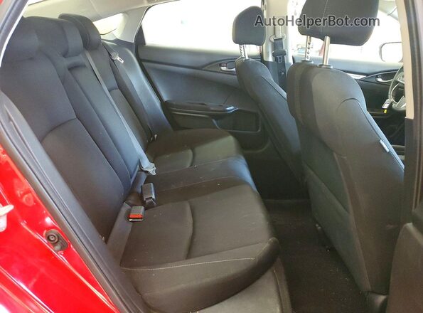 2HGFC1E37HH651919 2017 HONDA CIVIC Red Вид задніх сидінь