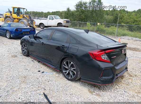 2HGFC1E50HH707653 2017 HONDA CIVIC Black უკანა მარცხენა