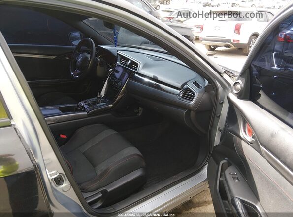 2HGFC1E50JH706122 2018 HONDA CIVIC Черный Вид салона спереди