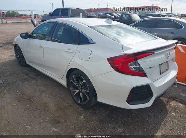 2HGFC1E51JH701995 2018 HONDA CIVIC White Rear left