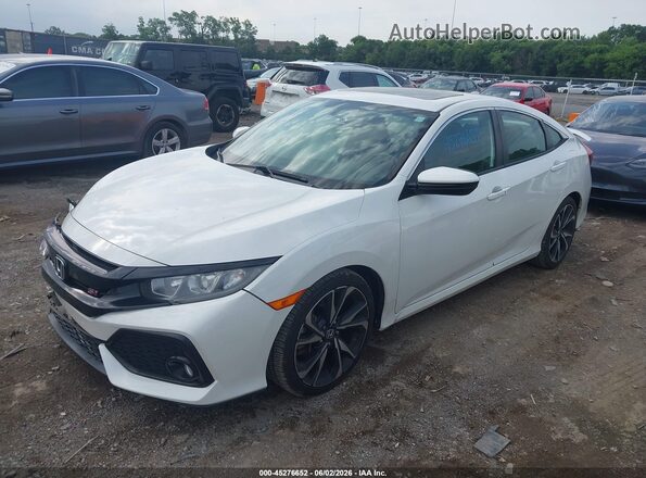 2HGFC1E51JH701995 2018 HONDA CIVIC White Front left