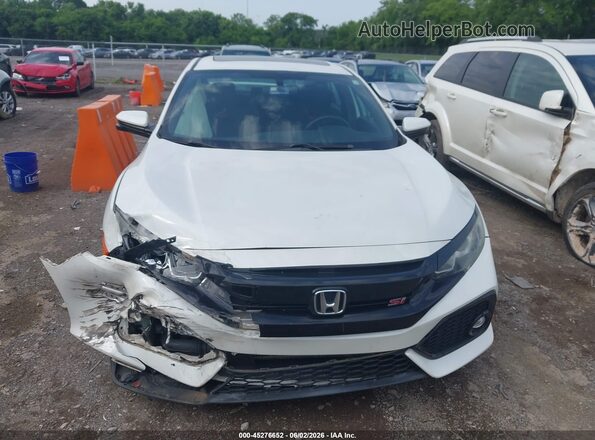2HGFC1E51JH701995 2018 HONDA CIVIC White Instrument cluster view