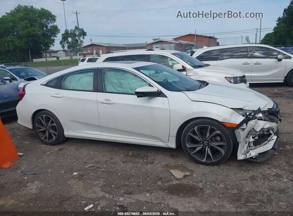 2HGFC1E51JH701995 2018 HONDA CIVIC White Rear interior view