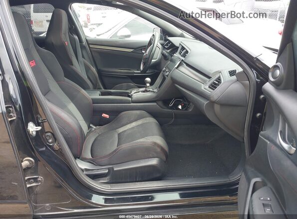 2HGFC1E51JH706050 2018 HONDA CIVIC Черный Вид салона спереди