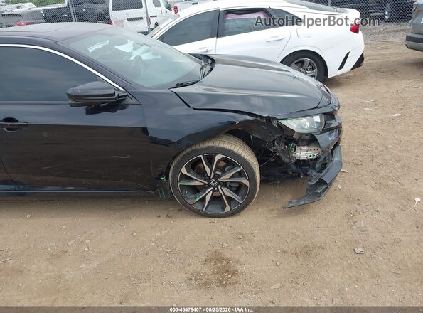 2HGFC1E51JH706050 2018 HONDA CIVIC Черный Вид спереди