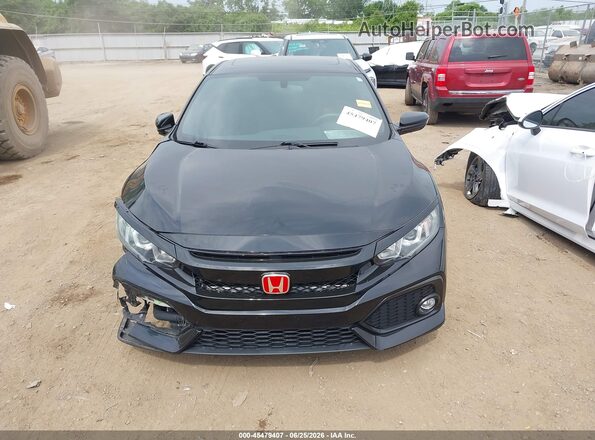 2HGFC1E51JH706050 2018 HONDA CIVIC Черный Вид щитка приборов