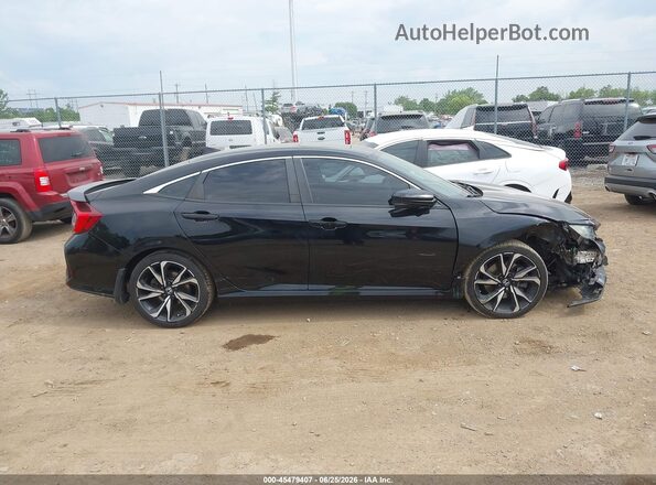 2HGFC1E51JH706050 2018 HONDA CIVIC Черный Вид задней части салона