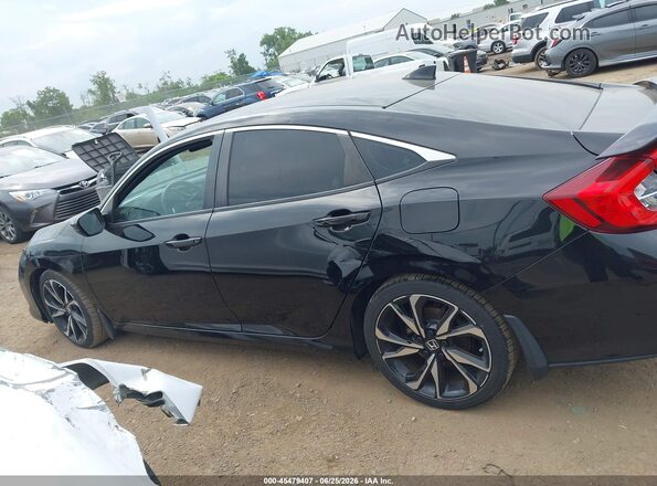 2HGFC1E51JH706050 2018 HONDA CIVIC Черный Панорамный вид салона 360°