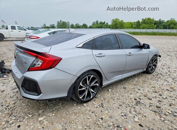 2HGFC1E51JH709174 2018 HONDA CIVIC Silver Հետևի աջ