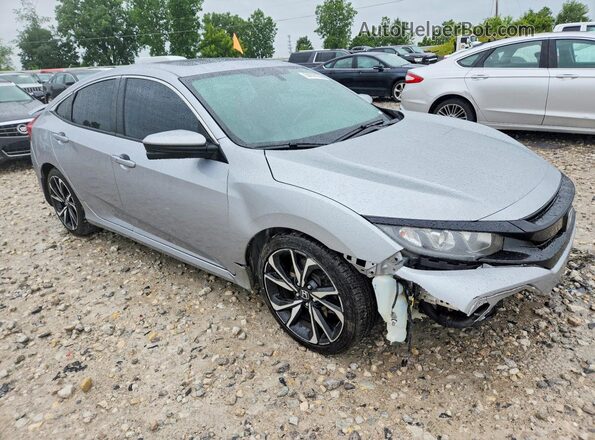 2HGFC1E51JH709174 2018 HONDA CIVIC Silver Առջևի աջ