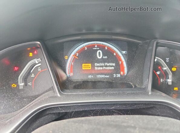 2HGFC1E51JH709174 2018 HONDA CIVIC Silver Սարքավորումների վահանակի տեսք